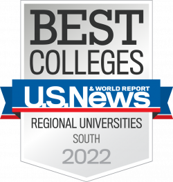 美国新闻与世界报告最佳大学地区大学南2022徽章
